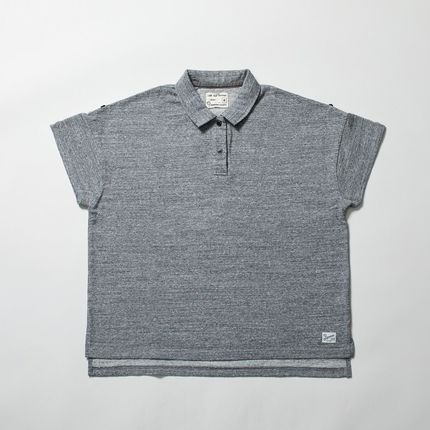 KP2413WT ラフィー天竺 LADIES CAP SLEEVE POLO