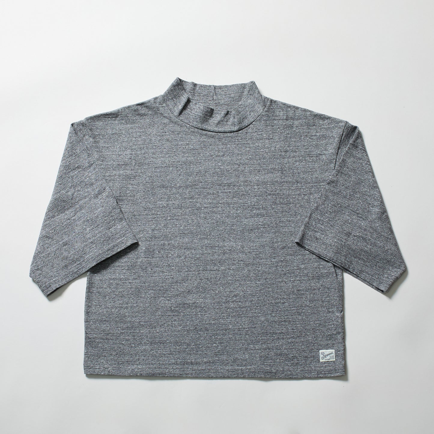 KP2415WT ラフィー天竺 LADIES MOCKNECK LOOSE T-SHIRT