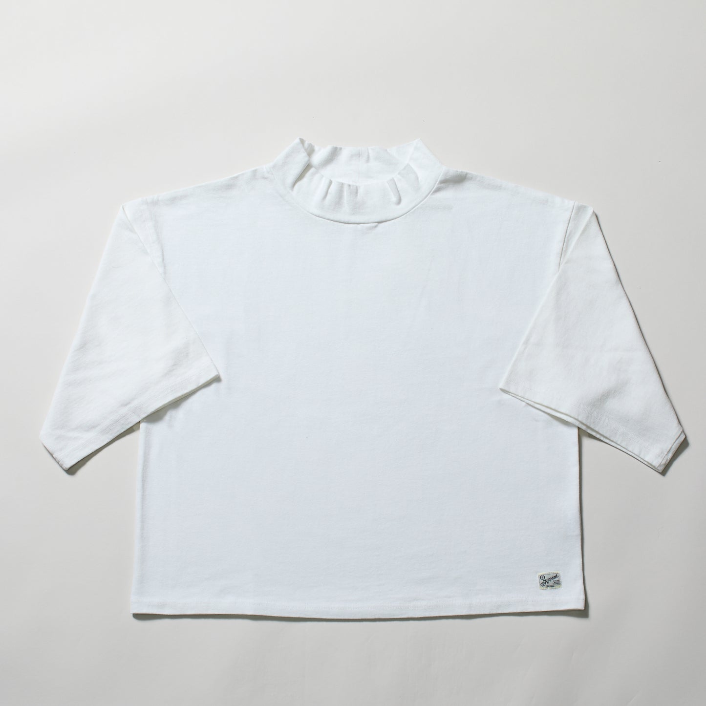 KP2415WT ラフィー天竺 LADIES MOCKNECK LOOSE T-SHIRT
