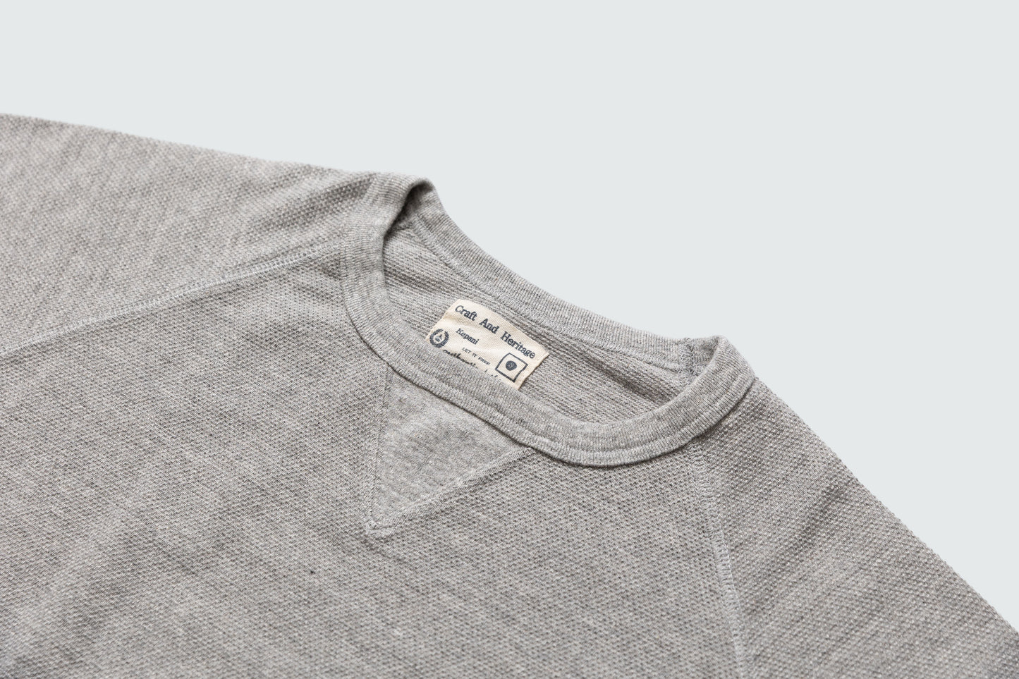 KP2501ST PIQUE L/SLEEVE GUSSET CREW