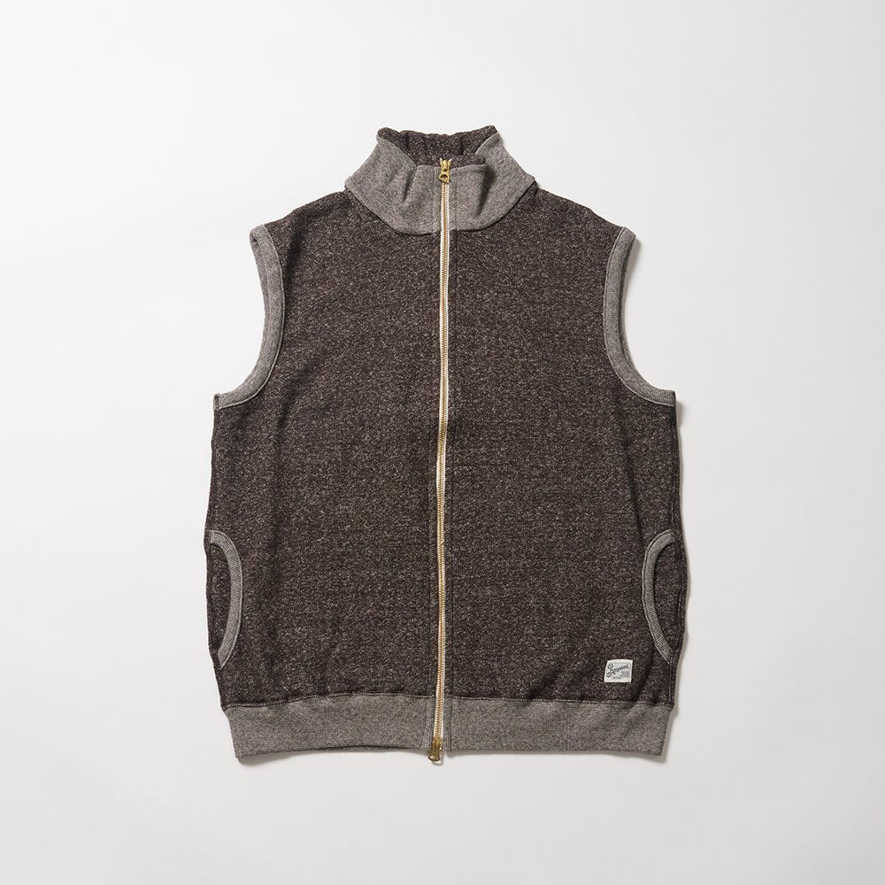 KP1407MS PINACLE PARK STAND COLLAR ZIP WAISTCOAT