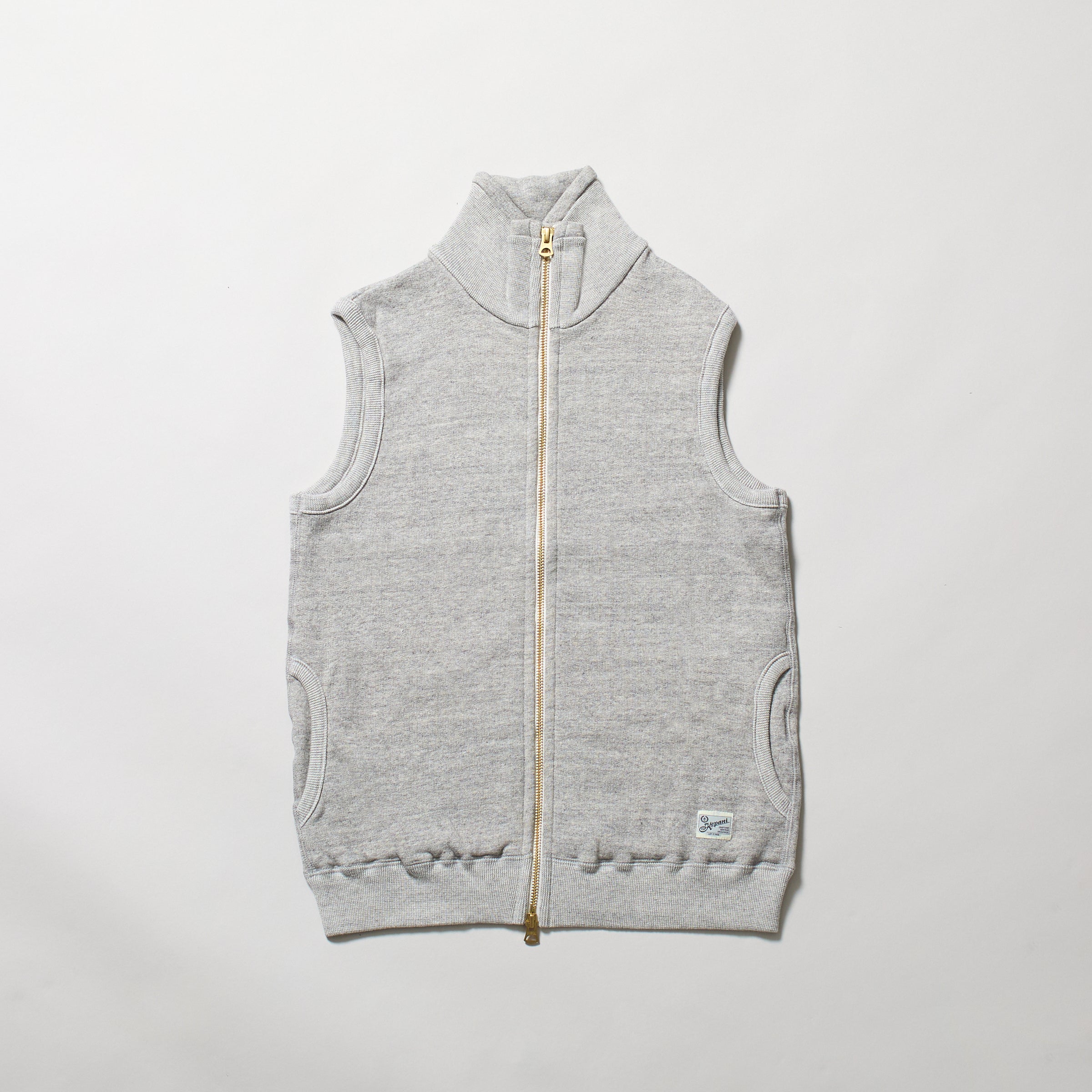 KP1407MS PINACLE PARK STAND COLLAR ZIP WAISTCOAT – kepani