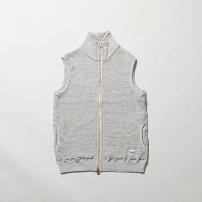 KP1407MS  PINACLE PARK  STAND COLLAR ZIP WAISTCOAT　