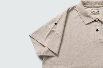 KP2413WT　ラフィー天竺　LADIES CAP SLEEVE POLO