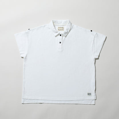 KP2413WT　ラフィー天竺　LADIES CAP SLEEVE POLO