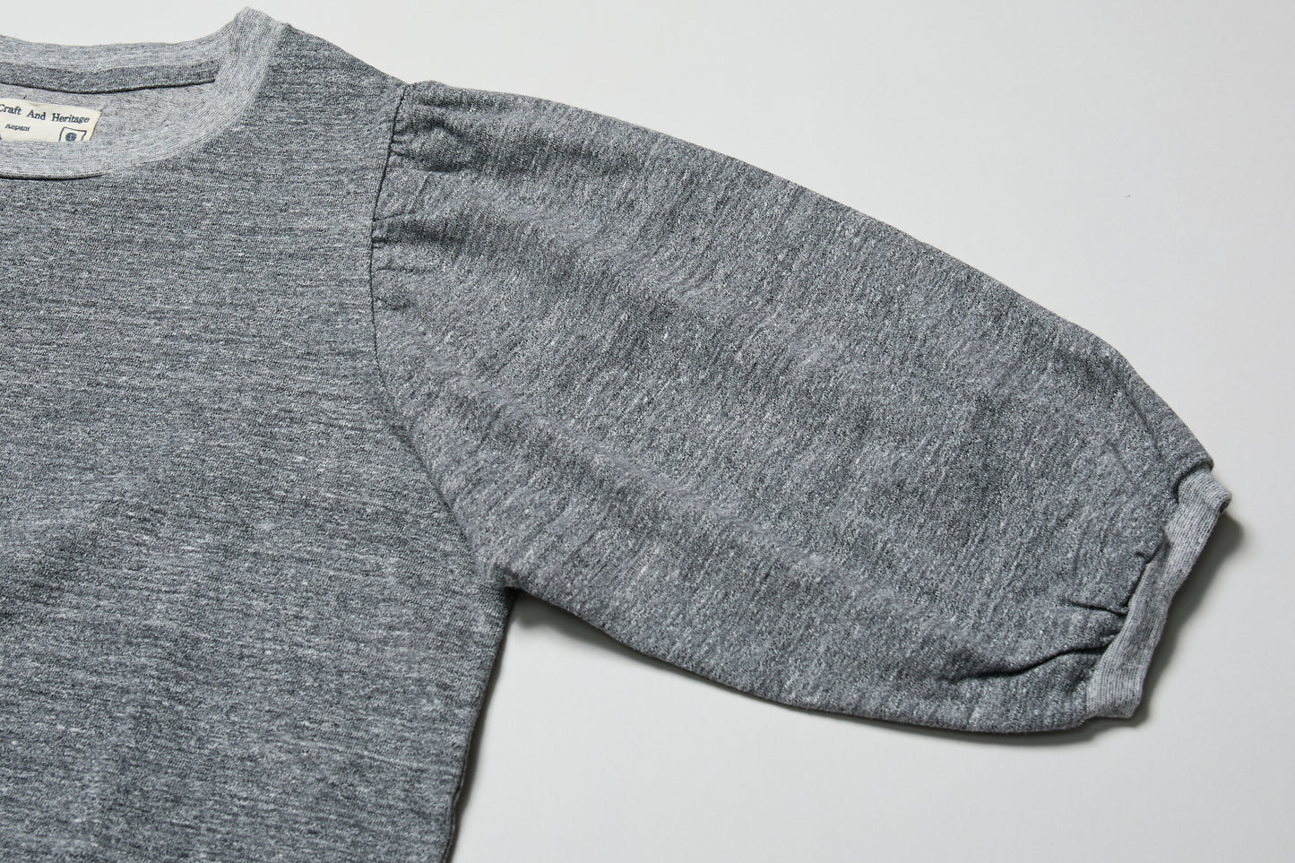 KP2414WT ラフィー天竺　LADIES PUFF SLEEVE T-SHIRT