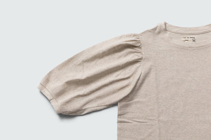 KP2414WT ラフィー天竺　LADIES PUFF SLEEVE T-SHIRT