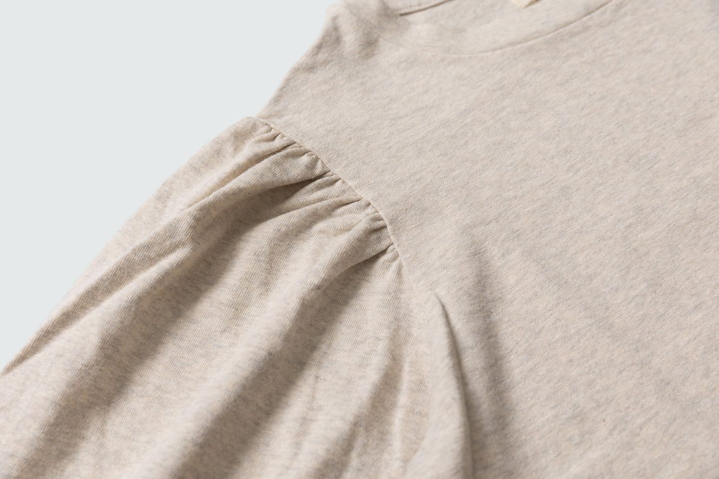KP2414WT ラフィー天竺　LADIES PUFF SLEEVE T-SHIRT