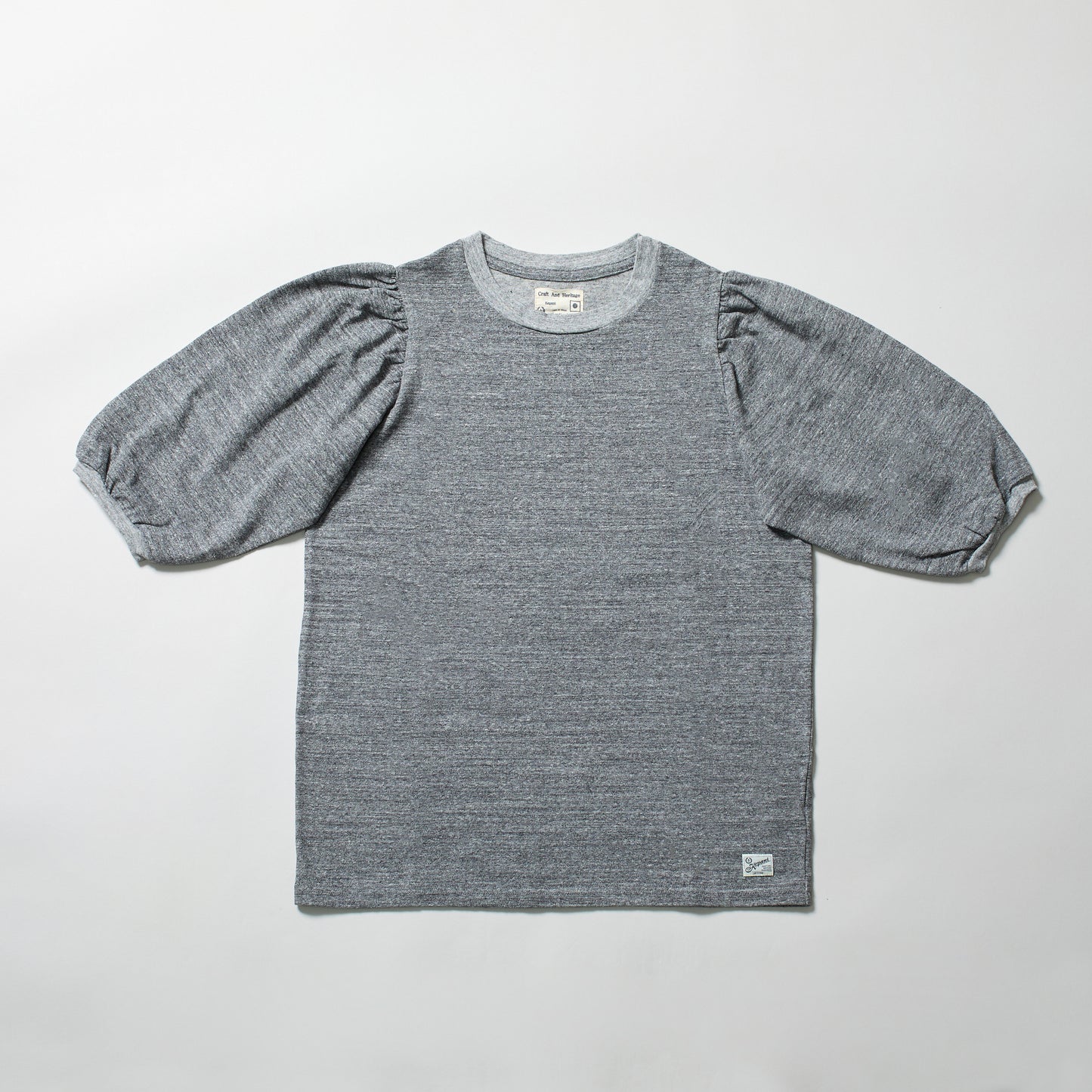 KP2414WT ラフィー天竺　LADIES PUFF SLEEVE T-SHIRT