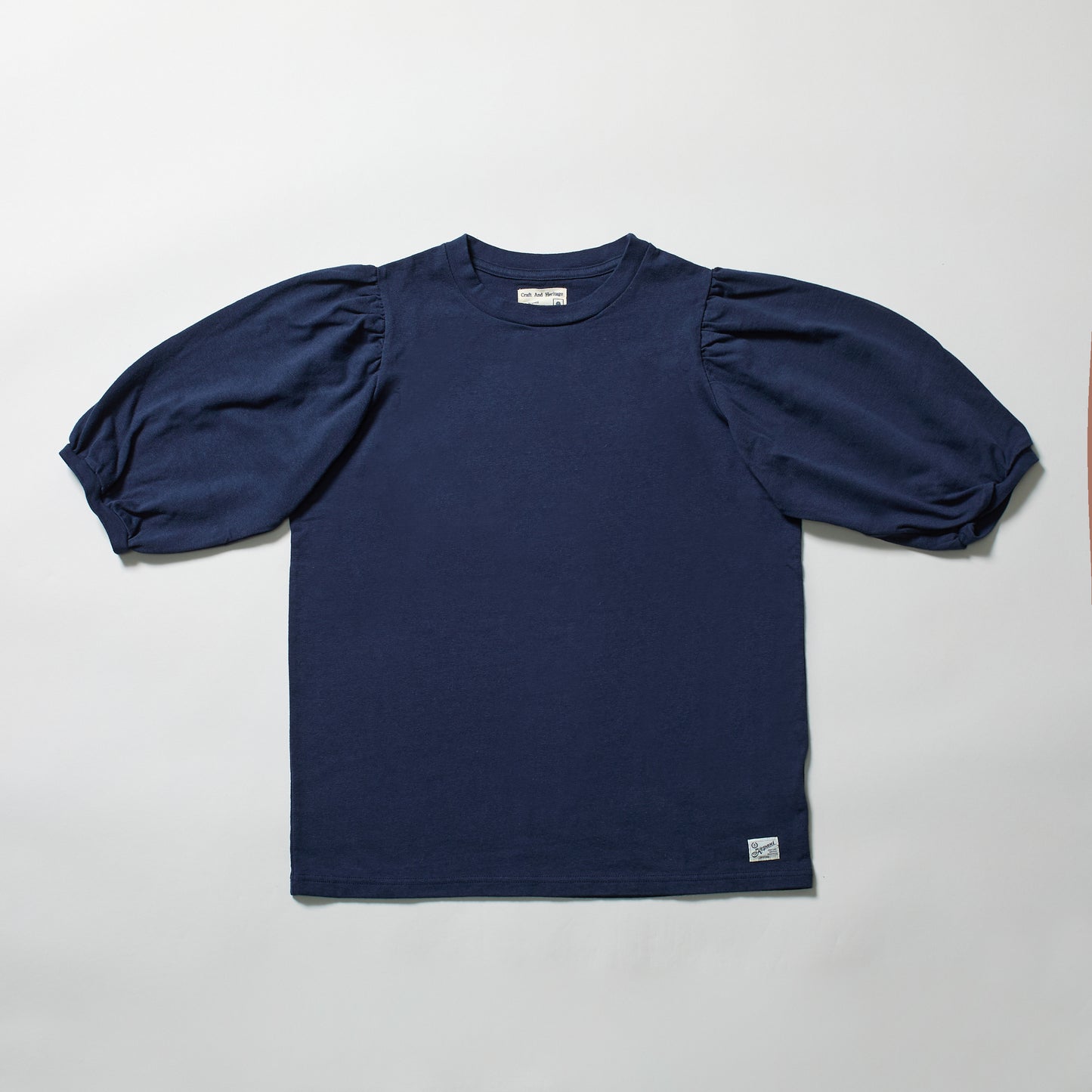 KP2414WT ラフィー天竺　LADIES PUFF SLEEVE T-SHIRT