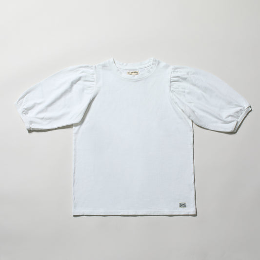 KP2414WT ラフィー天竺　LADIES PUFF SLEEVE T-SHIRT