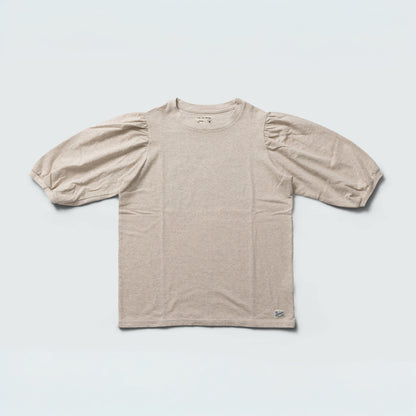 KP2414WT ラフィー天竺　LADIES PUFF SLEEVE T-SHIRT