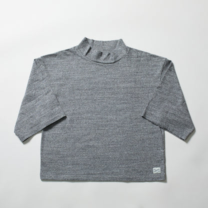 KP2415WT ラフィー天竺　LADIES MOCKNECK LOOSE T-SHIRT
