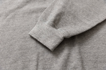 KP2501ST PIQUE L/SLEEVE GUSSET CREW