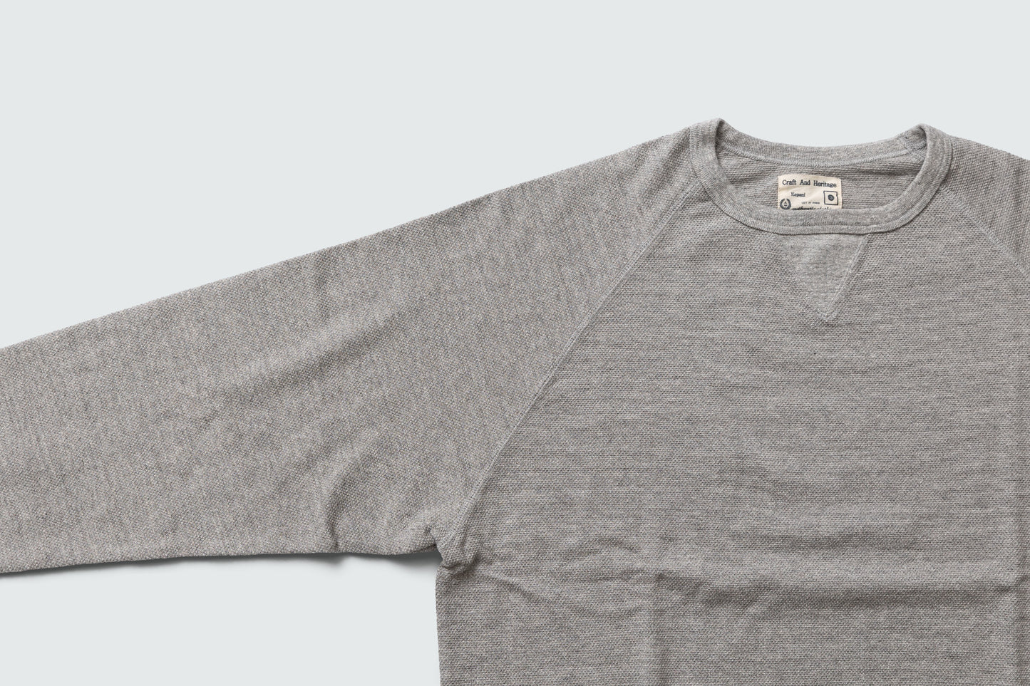 KP2501ST PIQUE L/SLEEVE GUSSET CREW