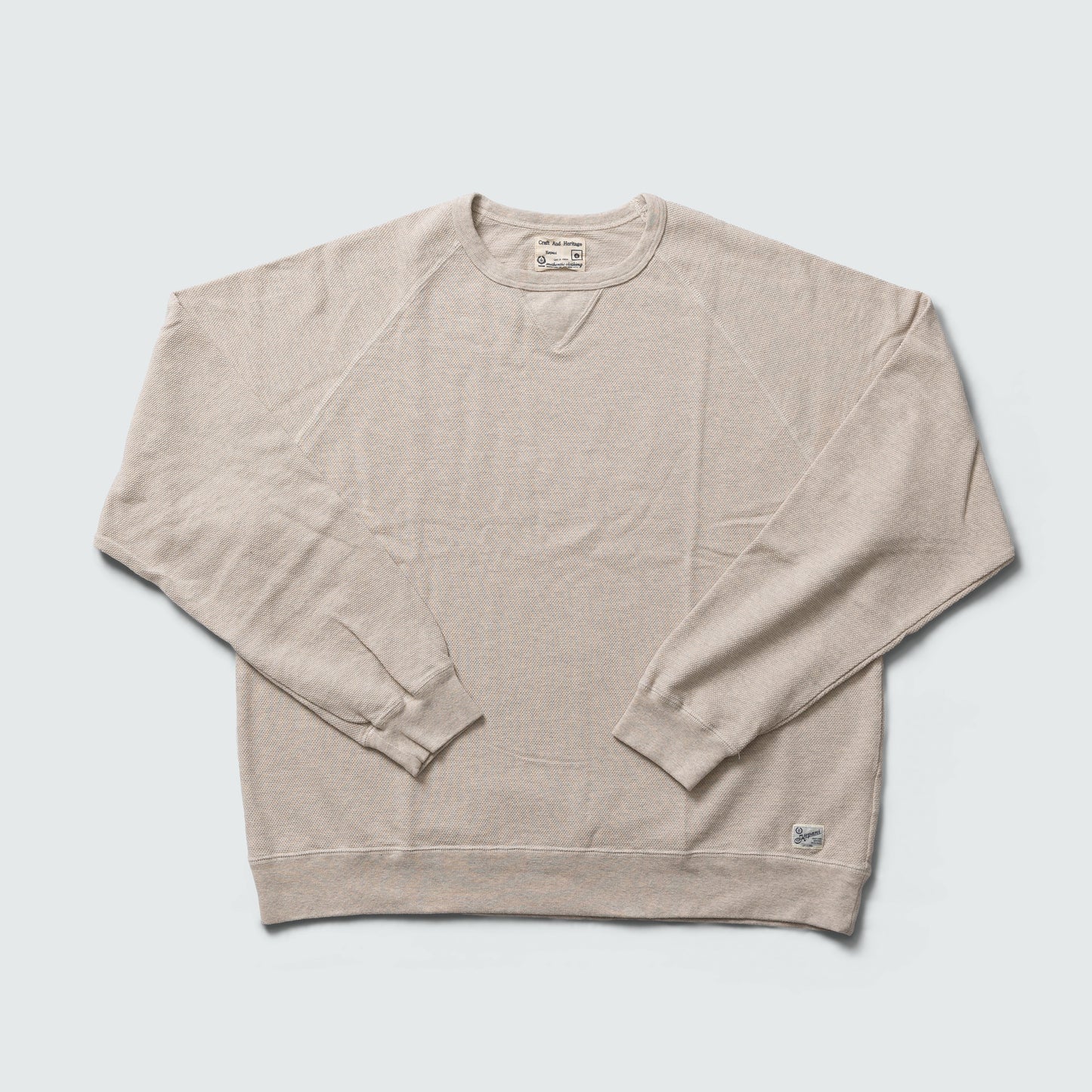 KP2501ST PIQUE L/SLEEVE GUSSET CREW