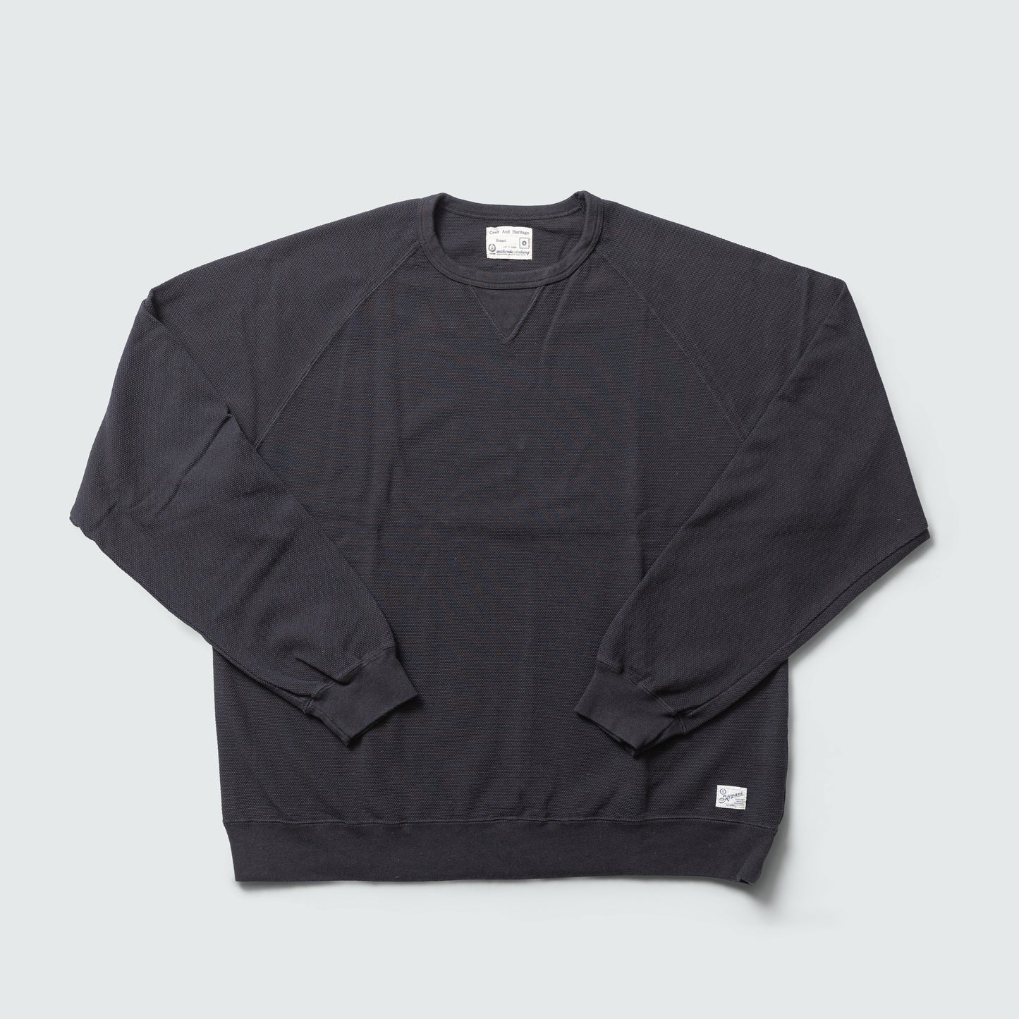 KP2501ST PIQUE L/SLEEVE GUSSET CREW