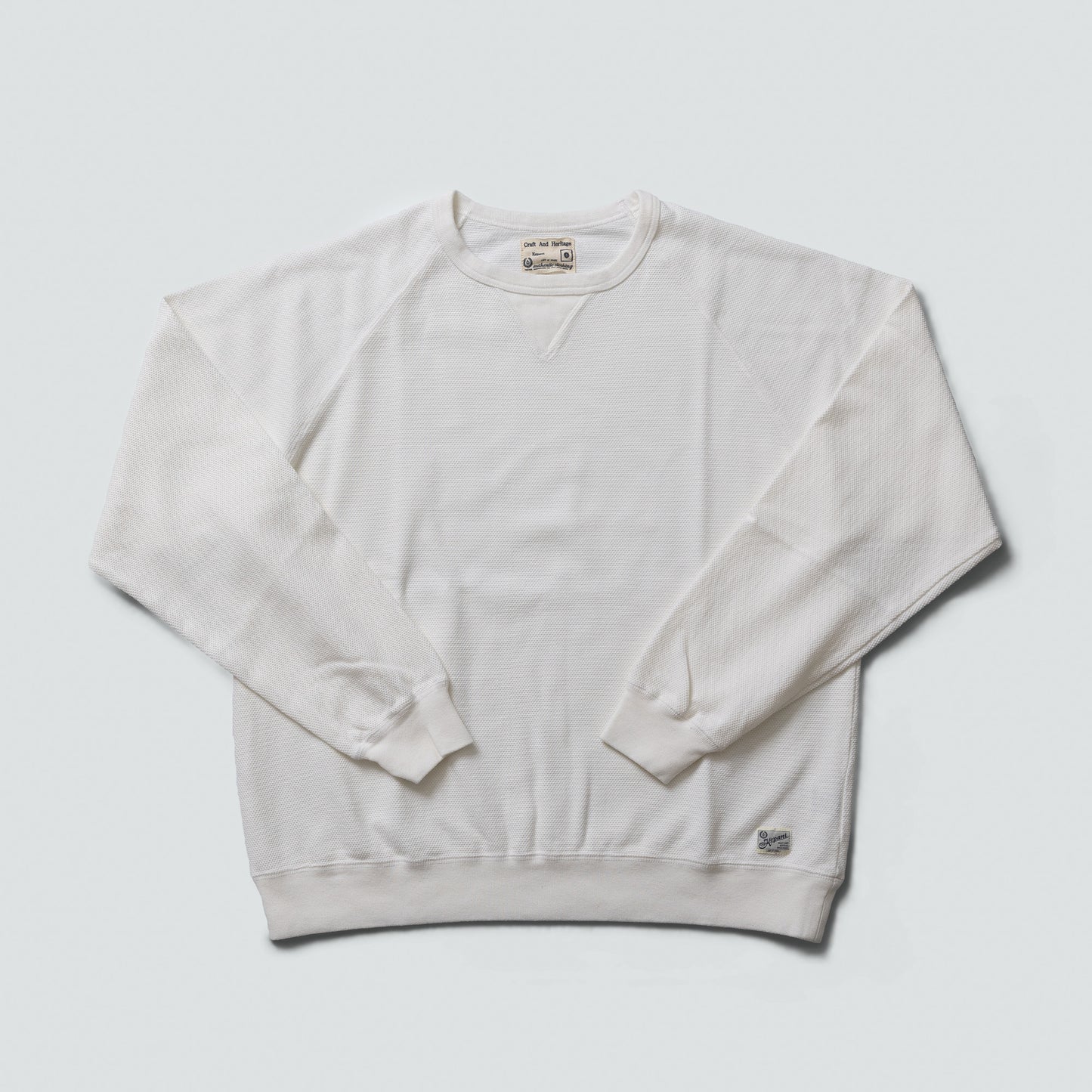 KP2501ST PIQUE L/SLEEVE GUSSET CREW