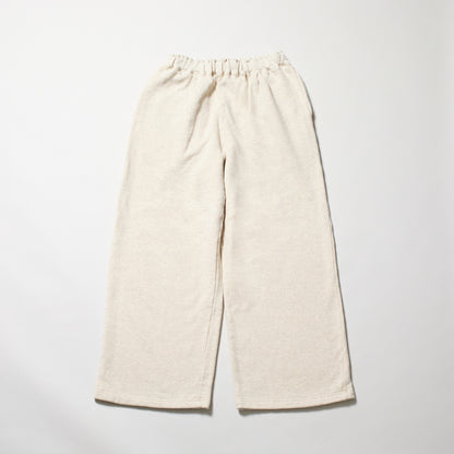 KP2502WP　ラフィー裏起毛　LIHUE WIDE TROUSERS　ワイドパンツ