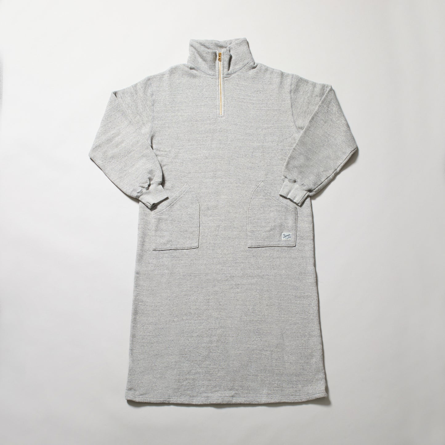 KP2504WO ラフィー裏起毛　PAHOA HALF ZIP DRESS ワンピース