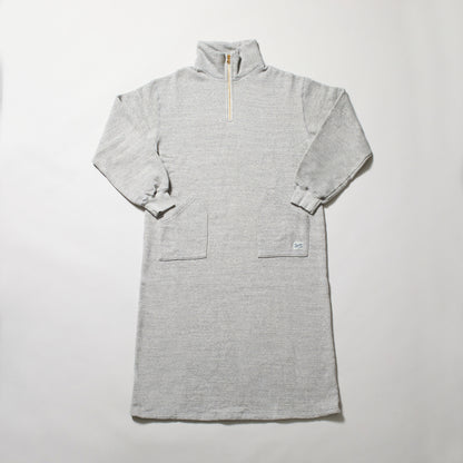 KP2504WO ラフィー裏起毛　PAHOA HALF ZIP DRESS ワンピース
