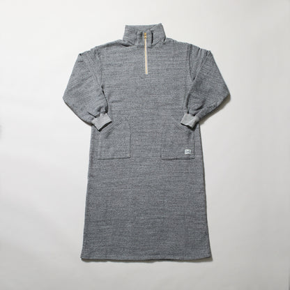 KP2504WO ラフィー裏起毛　PAHOA HALF ZIP DRESS ワンピース