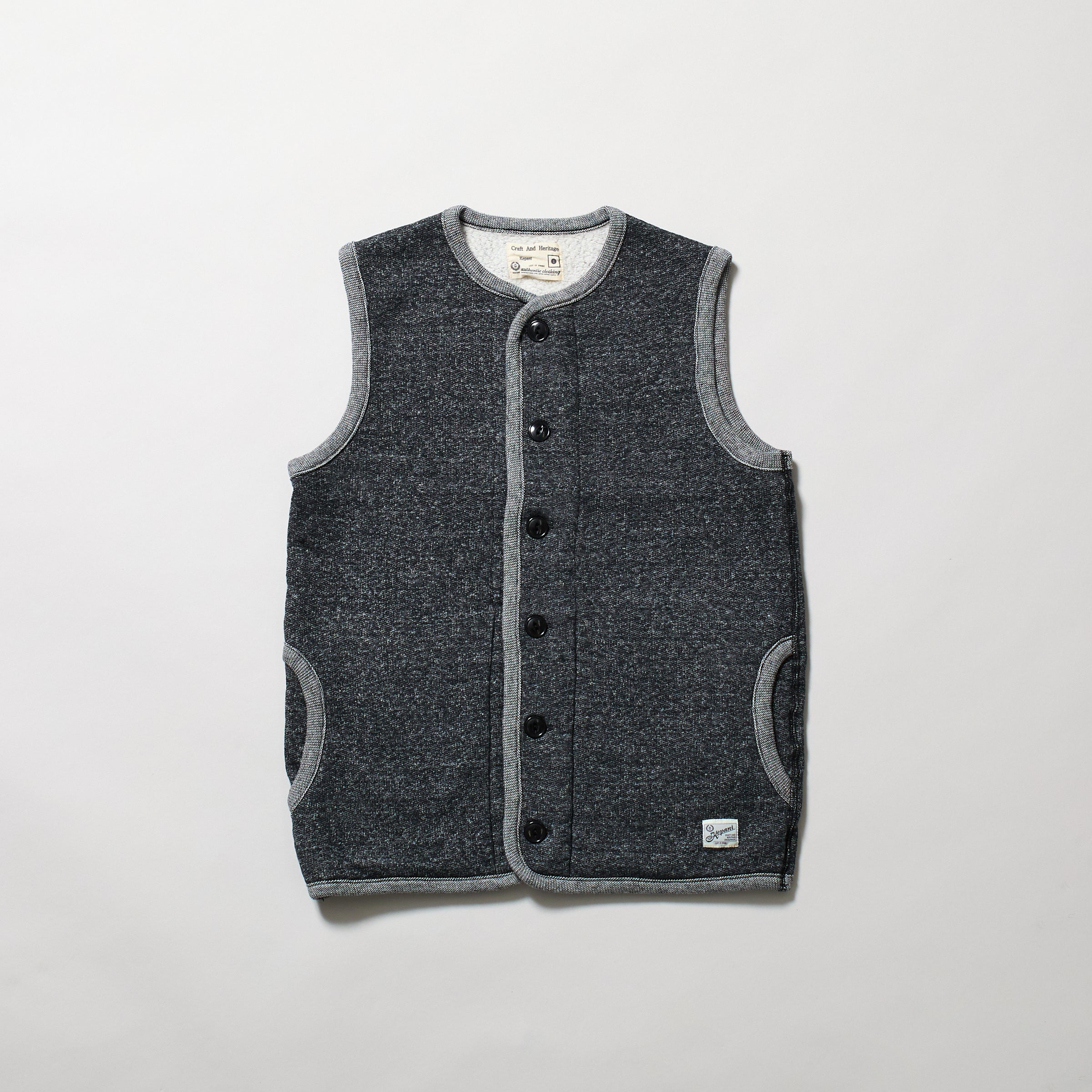 Kepani ケパニ 裏起毛ベスト　Houston KP5031MS KP5031MS ラフィー裏起毛 HOUSTON WAISTCOAT – kepani