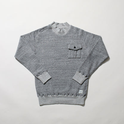 KP5034MS 　ラフィー裏起毛　LAIE  MOCK NECK with POCKET