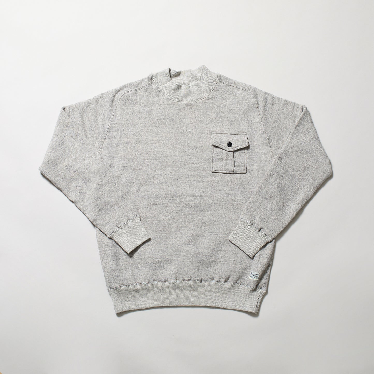 KP5034MS 　ラフィー裏起毛　LAIE  MOCK NECK with POCKET