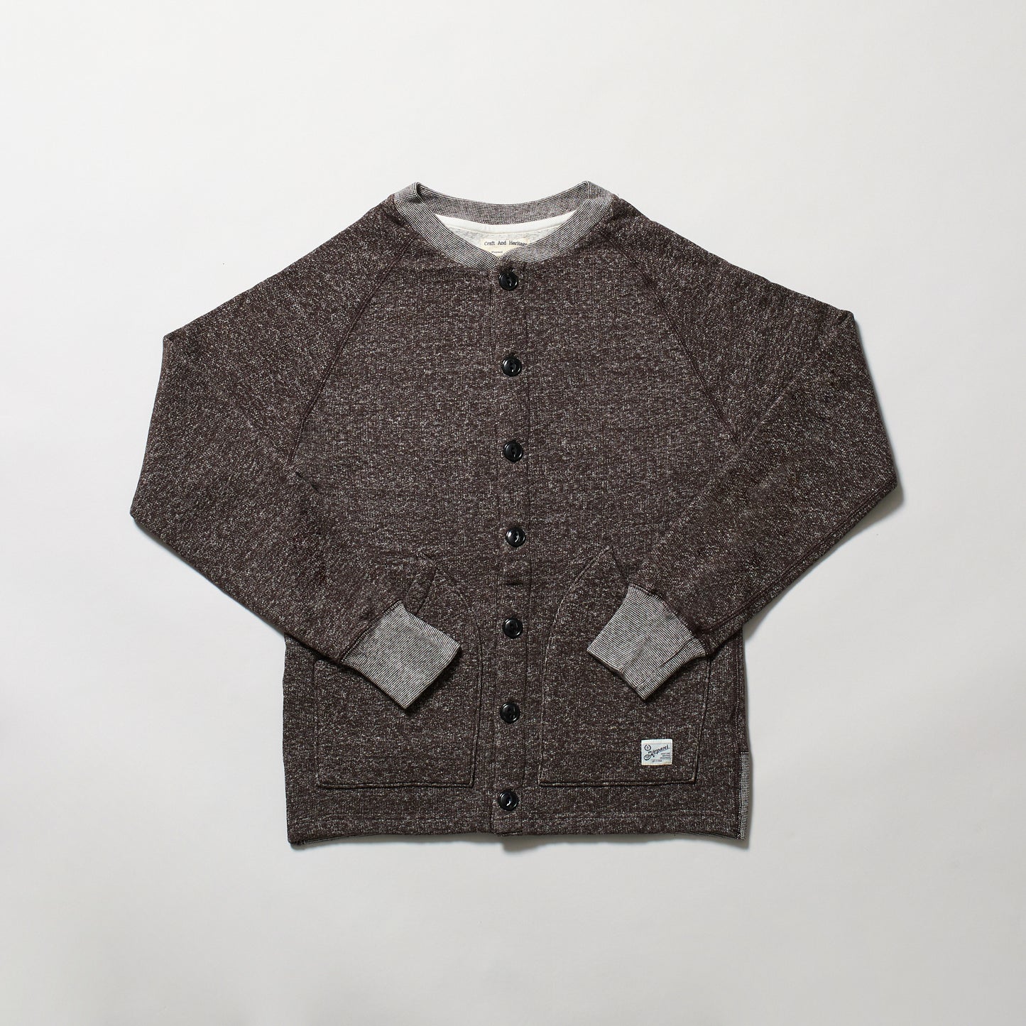 KP5035MS  ラフィー裏起毛　ALBANY CREW CARDIGAN
