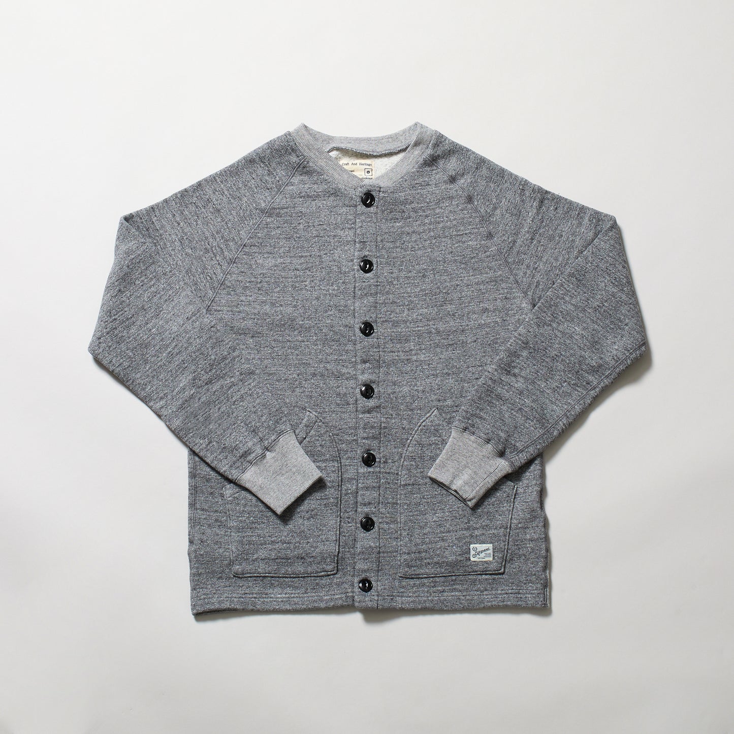 KP5035MS  ラフィー裏起毛　ALBANY CREW CARDIGAN