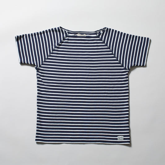 KP9932MS ラフィースパンフライス　SHORT SLEEVE  BOAT NECK Tシャツ